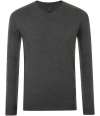 01710 Glory SOL'S Glory V Neck Sweater Charcoal Marl colour image